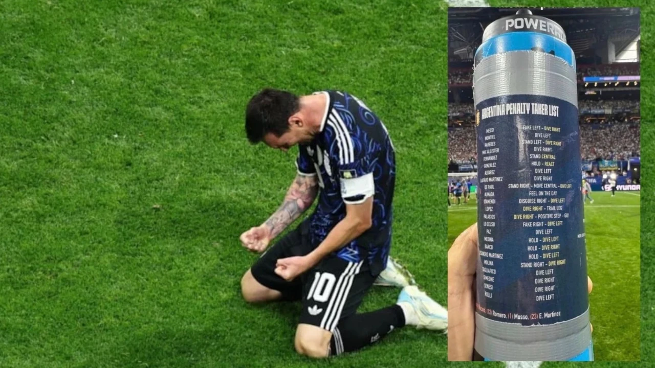 Arjantinli oyuncular Pickford’ın gizli su şişesi buldu! Maça Messi damgasını vurdu!