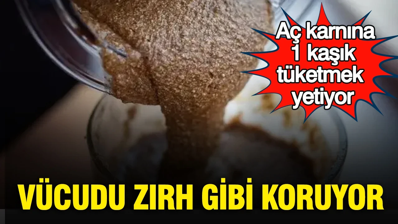 Aç karnına 1 kaşık tüketmek yetiyor: Vücudu zırh gibi koruyor