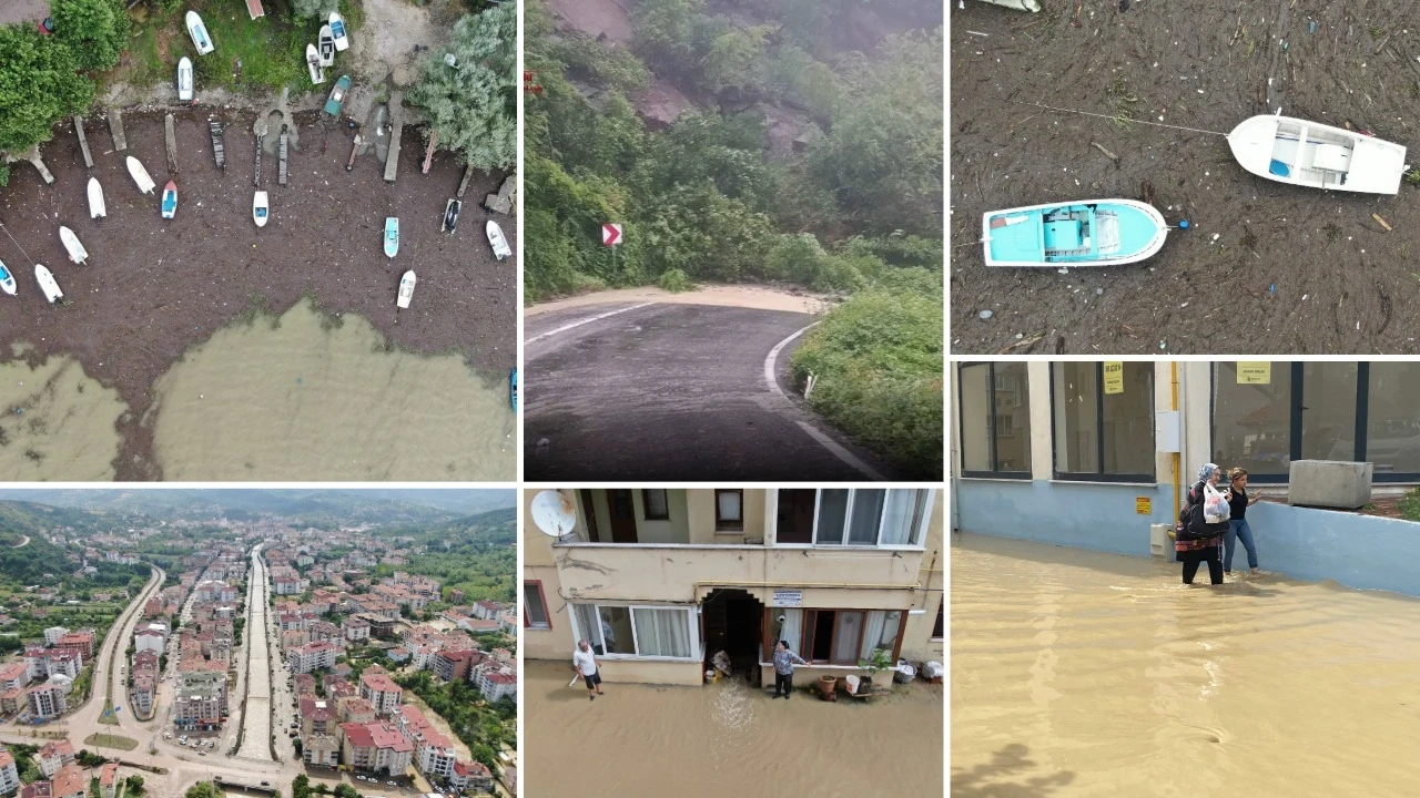 Sağanak kabusa döndü: 12 kişi tahliye edildi, 6 köy yolu ulaşıma kapandı