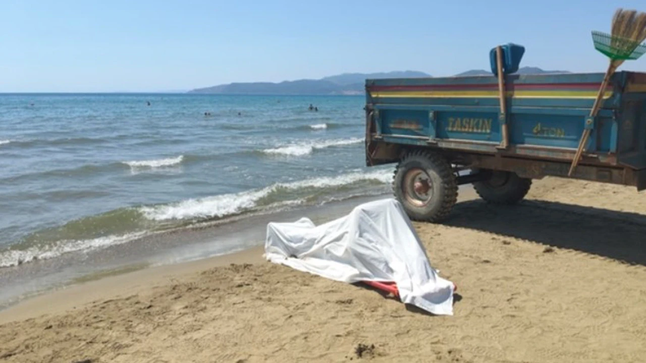 Pamucak sahilinde erkek cesedi bulundu