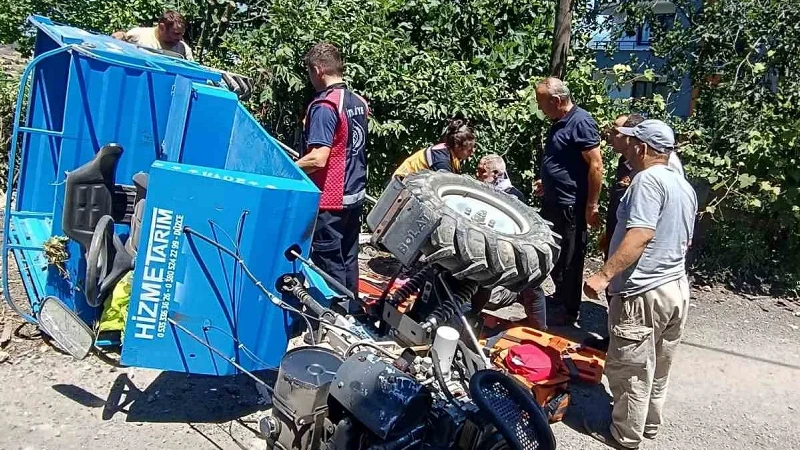 Alaplı’da ’pat-pat’ kazası: İki kişi yaralandı