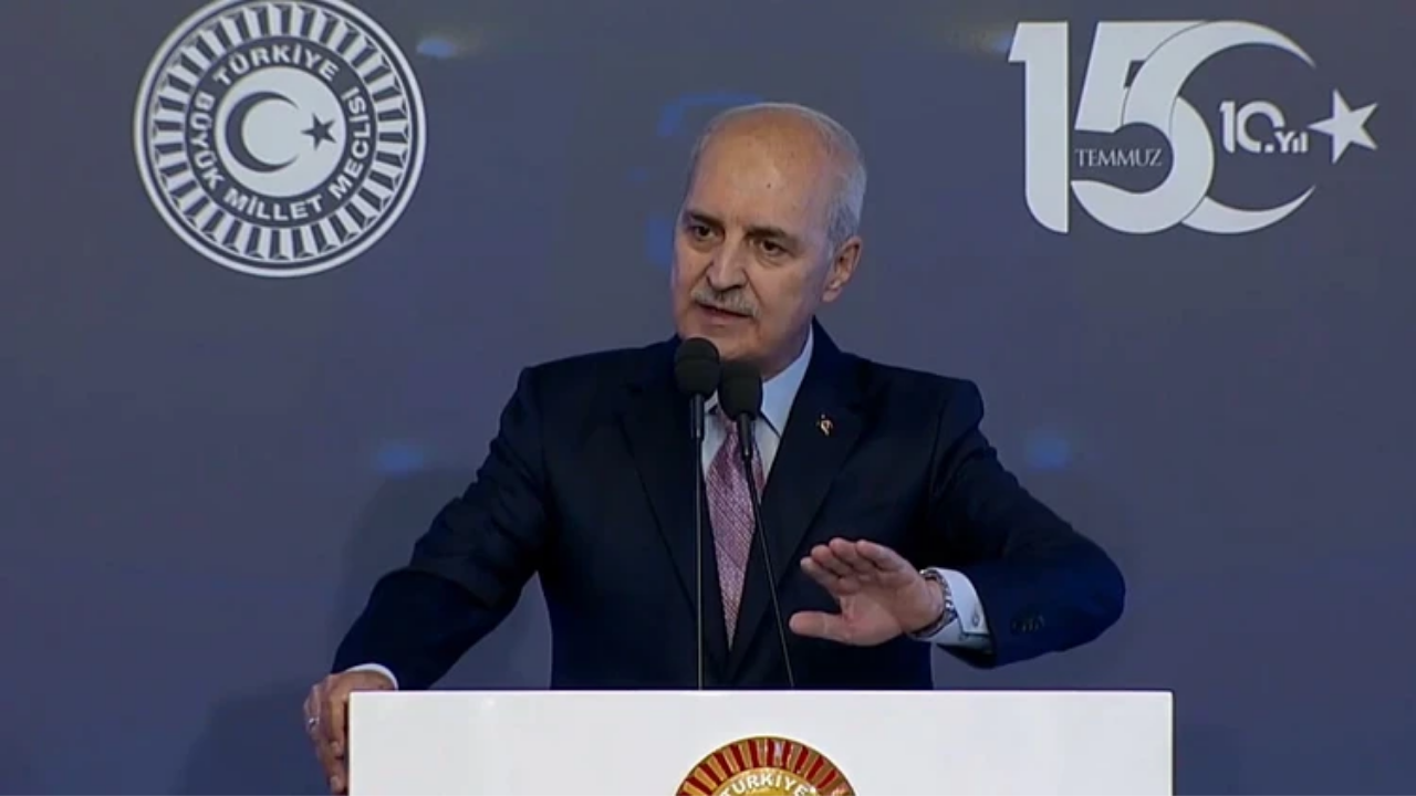 TBMM Başkanı Kurtulmuş, 15 Temmuz Anma Töreni'nde konuşuyor: O geceyi unutmamak, hesap sorma irademizi korumak mecburiyetindeyiz