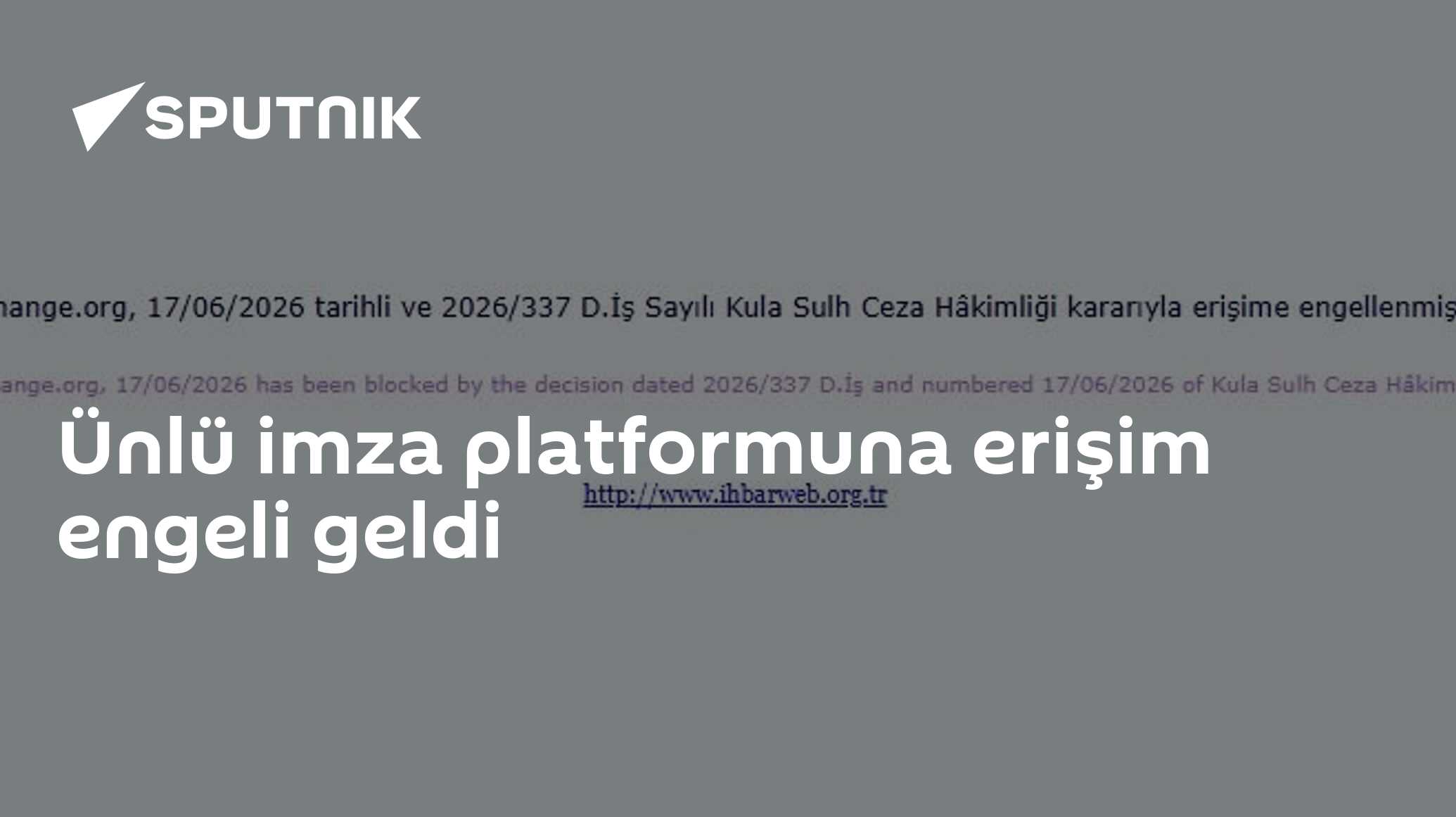Ünlü imza platformuna erişim engeli geldi