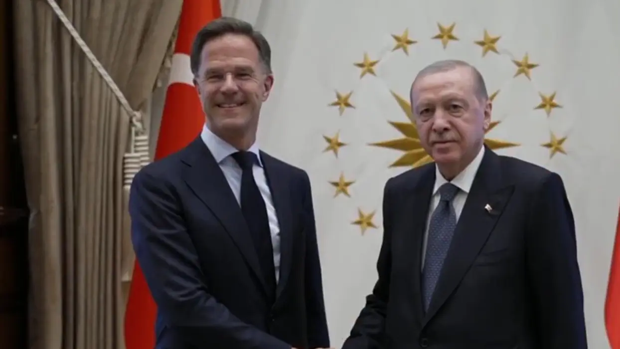 NATO öncesi kritik görüşme... Cumhurbaşkanı Erdoğan Rutte'yi kabul etti