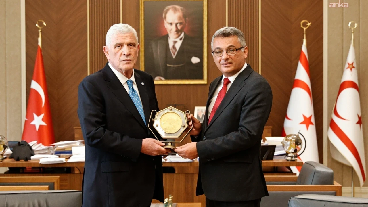 KKTC Cumhurbaşkanı Erhürman, Dervişoğlu'nu kabul etti