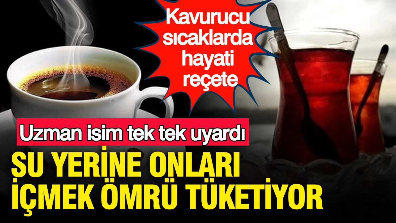 Kavurucu sıcaklarda hayati reçete: Su yerine onları içmek ömrü tüketiyor: Uzman isim tek tek uyardı