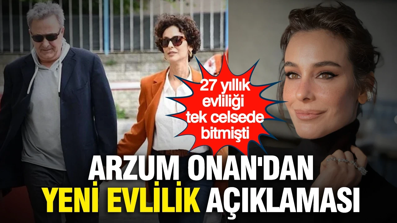 Mehmet Aslantuğ ile 27 yıllık evliliği tek celsede bitmişti...Arzum Onan'dan yeni evlilik açıklaması