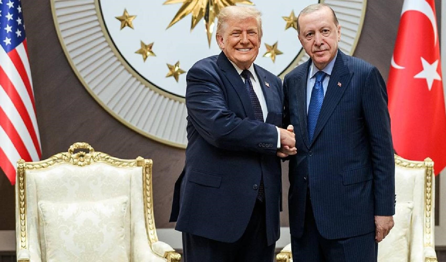 Beyaz Saray, Trump ve Erdoğan’ın fotoğrafını paylaştı