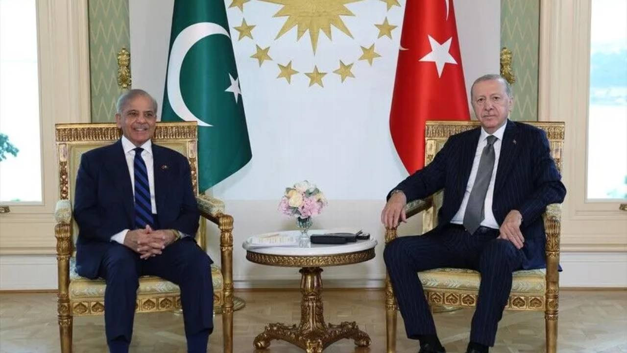 Cumhurbaşkanı Erdoğan, Pakistan Başbakanı Şerif'i resmi törenle karşıladı