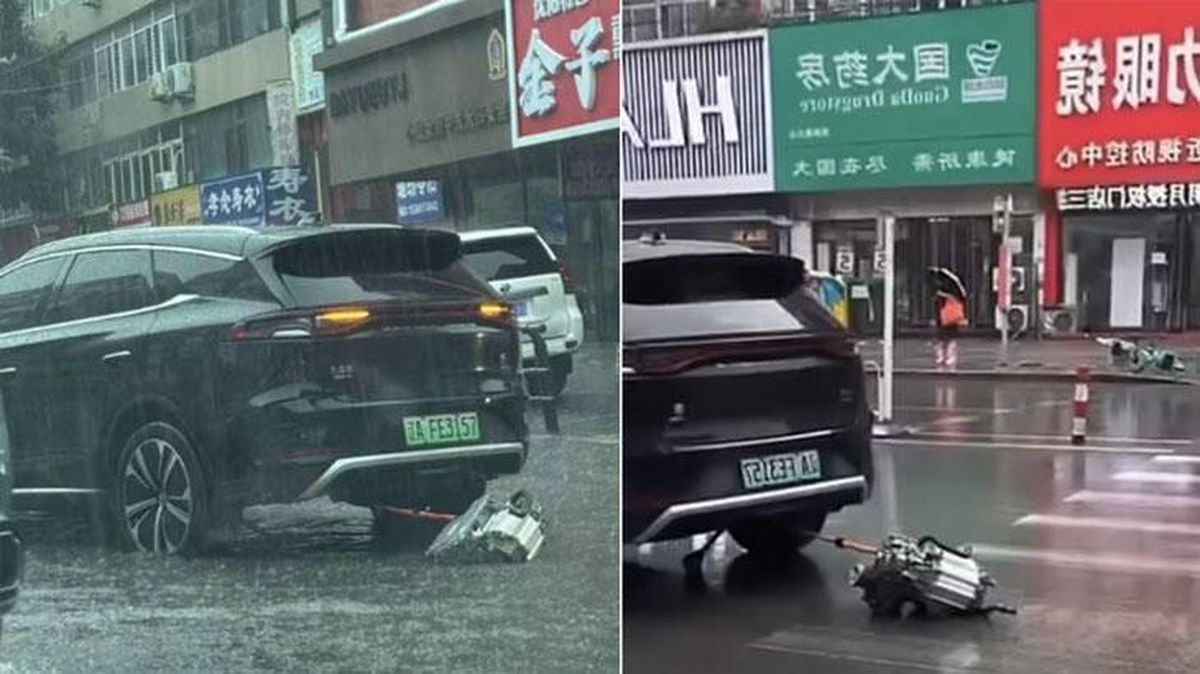 BYD Tang'ın Altından Düşen Parça Sosyal Medyada Gündem Oldu