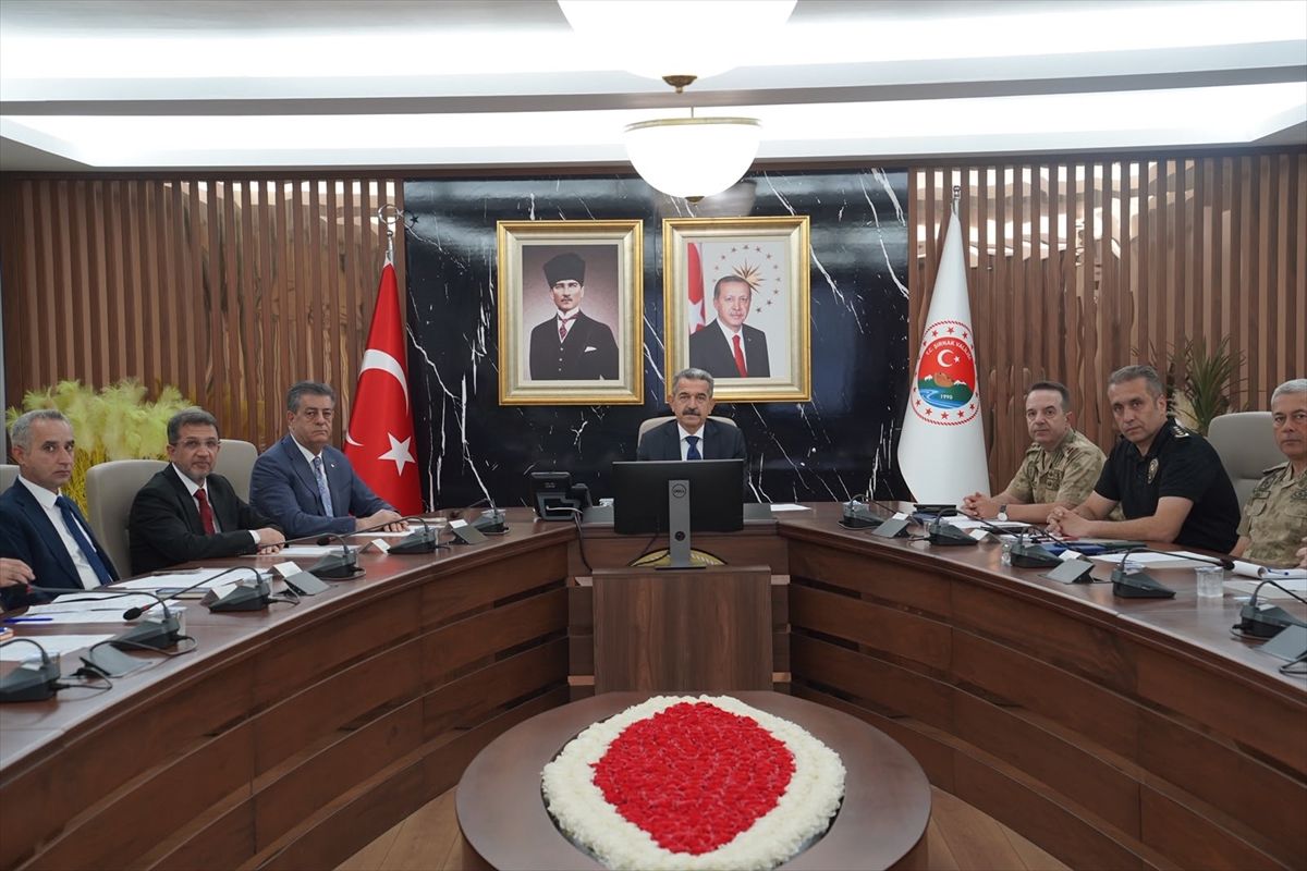 Şırnak'ta "15 Temmuz Demokrasi ve Milli Birlik Günü Koordinasyon Toplantısı" yapıldı