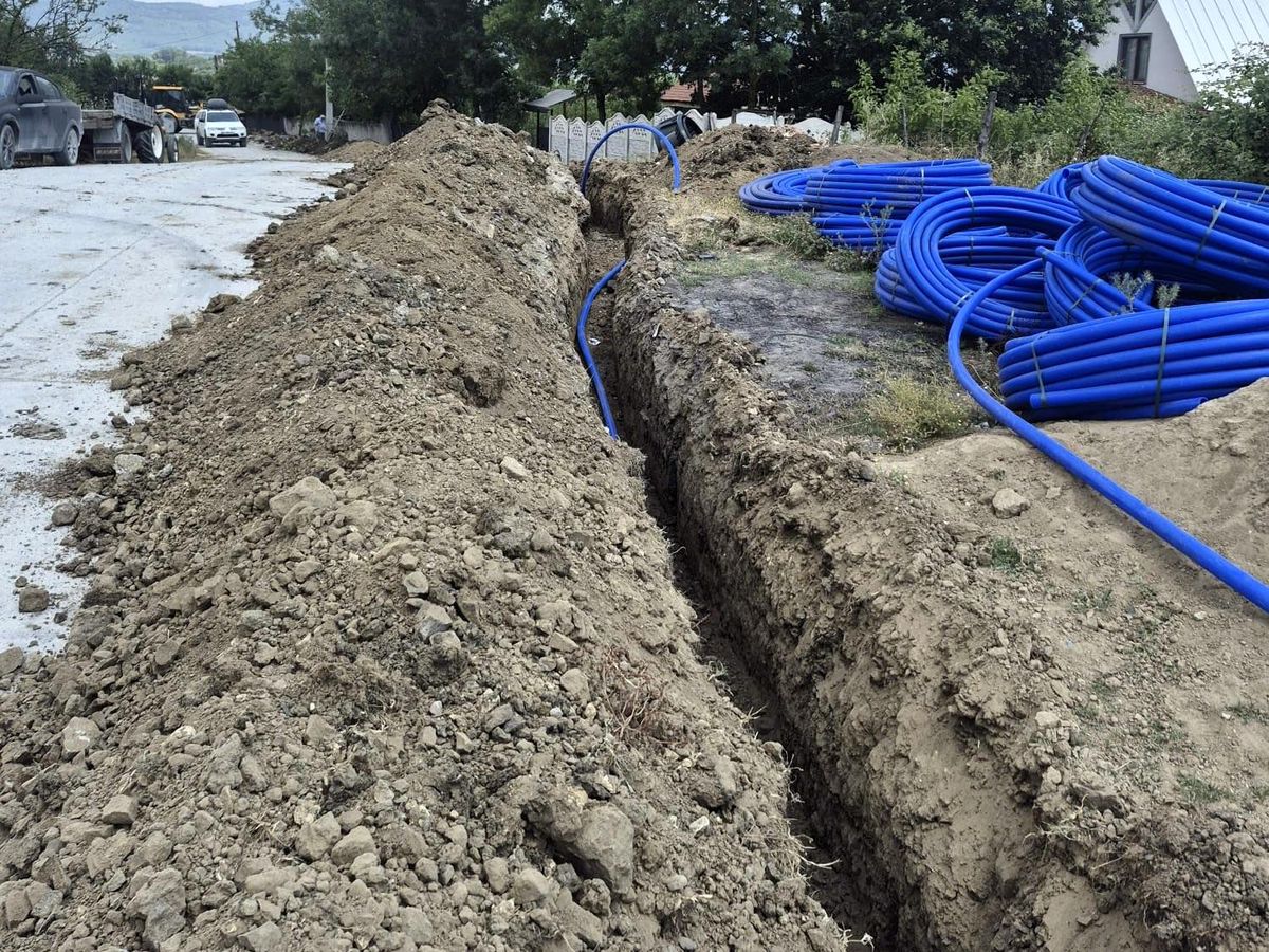 Düzce'de köylerde isale hattı çalışmaları sürüyor