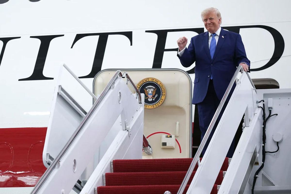 ABD Başkanı Donald Trump, Ankara yolunda