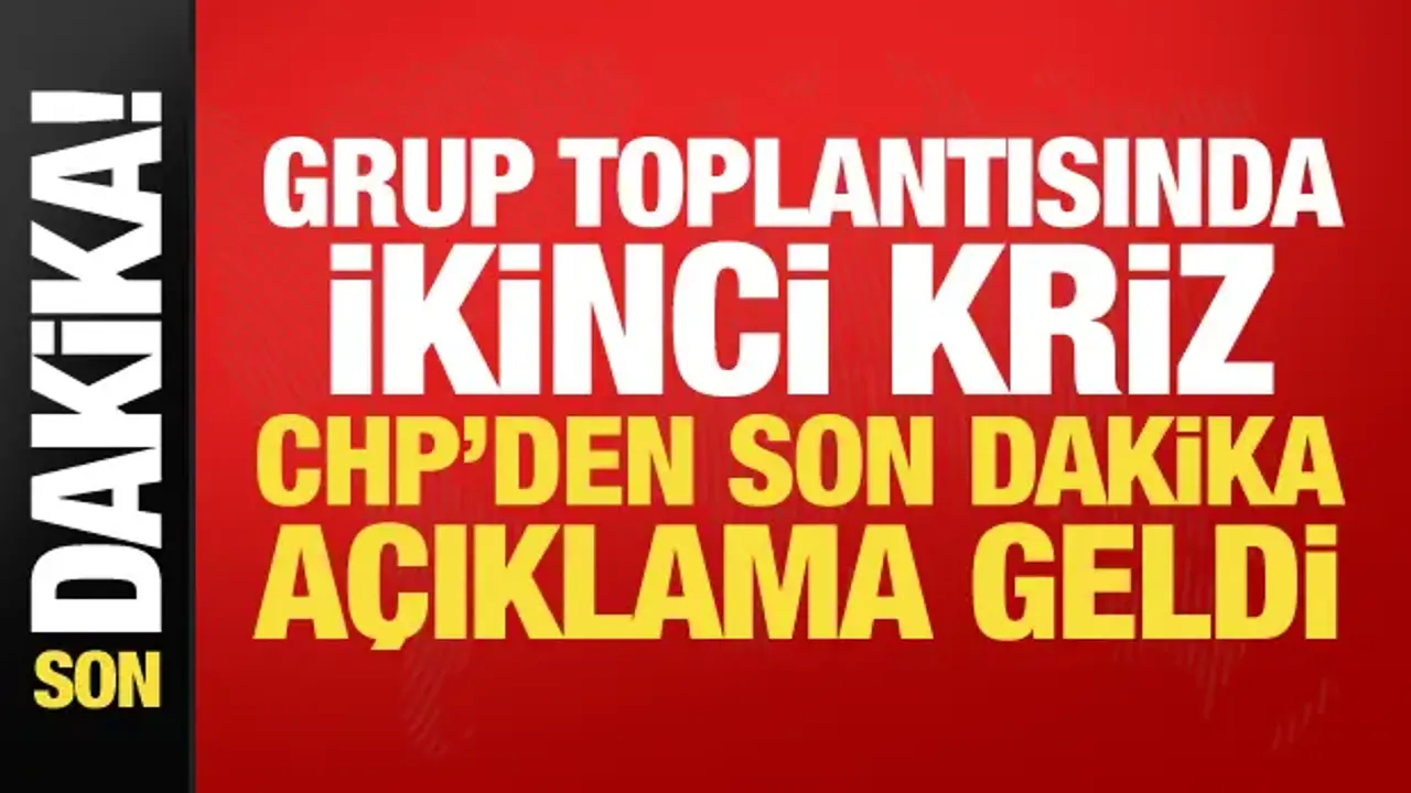 CHP'de grup toplantısı geriliminde 2. tur! Özgür Özel'in toplantı kararı belli oldu