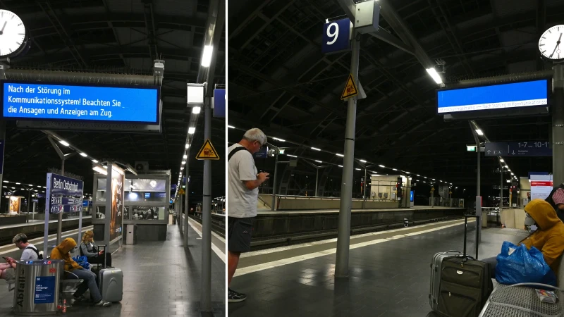 Almanya'da telsiz arızası: Ülke genelinde tren seferleri durduruldu