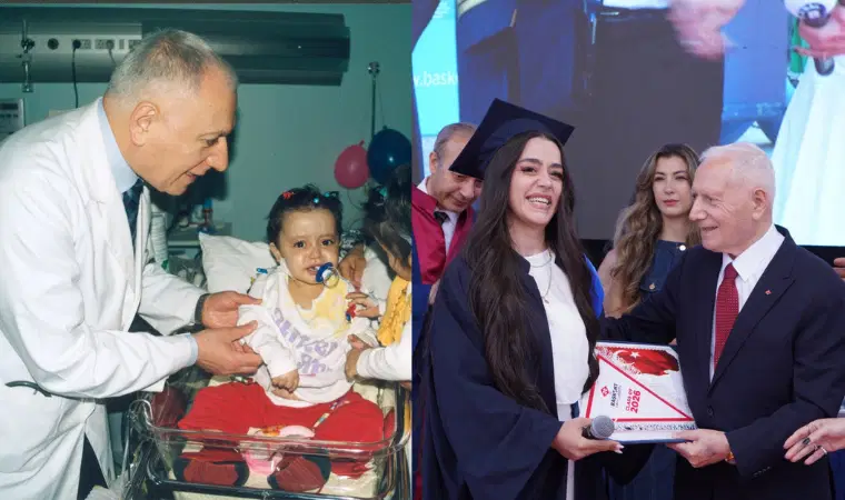 Duygu dolu mezuniyet hikayesi: Genç kız diplomasını kendisini yaşama bağlayan elden aldı