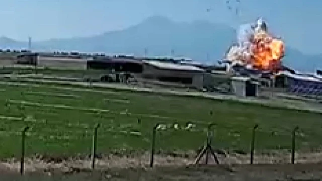 Niğde'de havai fişek fabrikasındaki patlama anı ortaya çıktı