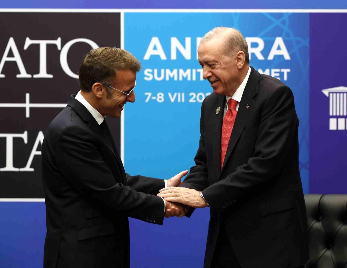Erdoğan ve Macron Ankara'da Görüştü