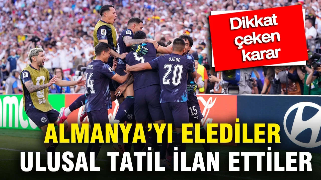 Almanya'yı elediler, ulusal tatil ilan ettiler