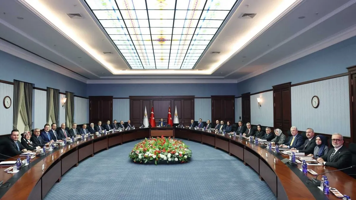 AK Parti MYK'da gündem Terörsüz Türkiye'de yasal düzenleme