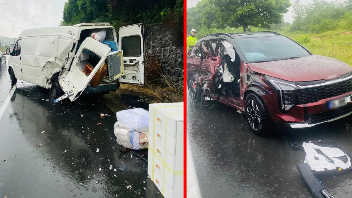 Ordu'da feci kaza: 3 aracın karıştığı zincirleme kazada 6 kişi yaralandı!