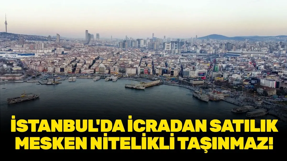 İstanbul Kadıköy'de icradan satılık avlulu kargir mesken nitelikli taşınmaz!