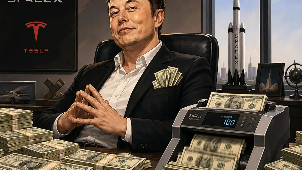 Elon Musk’ın cebi yine dolarla doldu