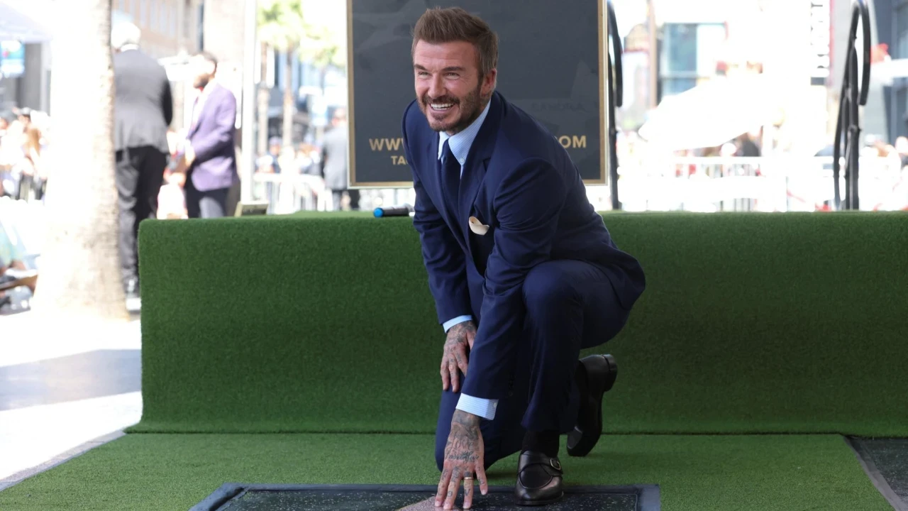 David Beckham'ın Şöhretler Kaldırımı sevinci: Ünlüler de eşlik etti