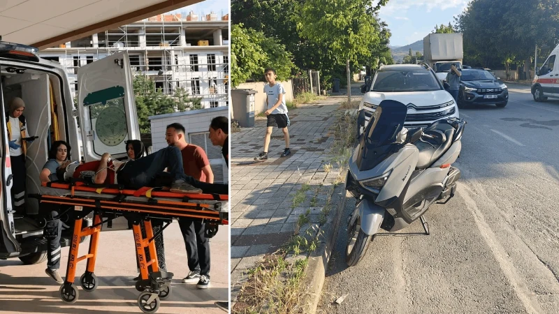 Rahatsızlanıp park halindeki otomobile çarpan motosikletin sürücüsünün aort damarı yırtıldı