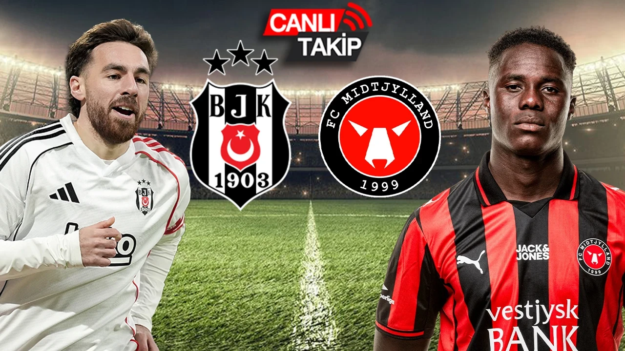 Beşiktaş-Midtjylland maçının ilk 11'leri belli oldu