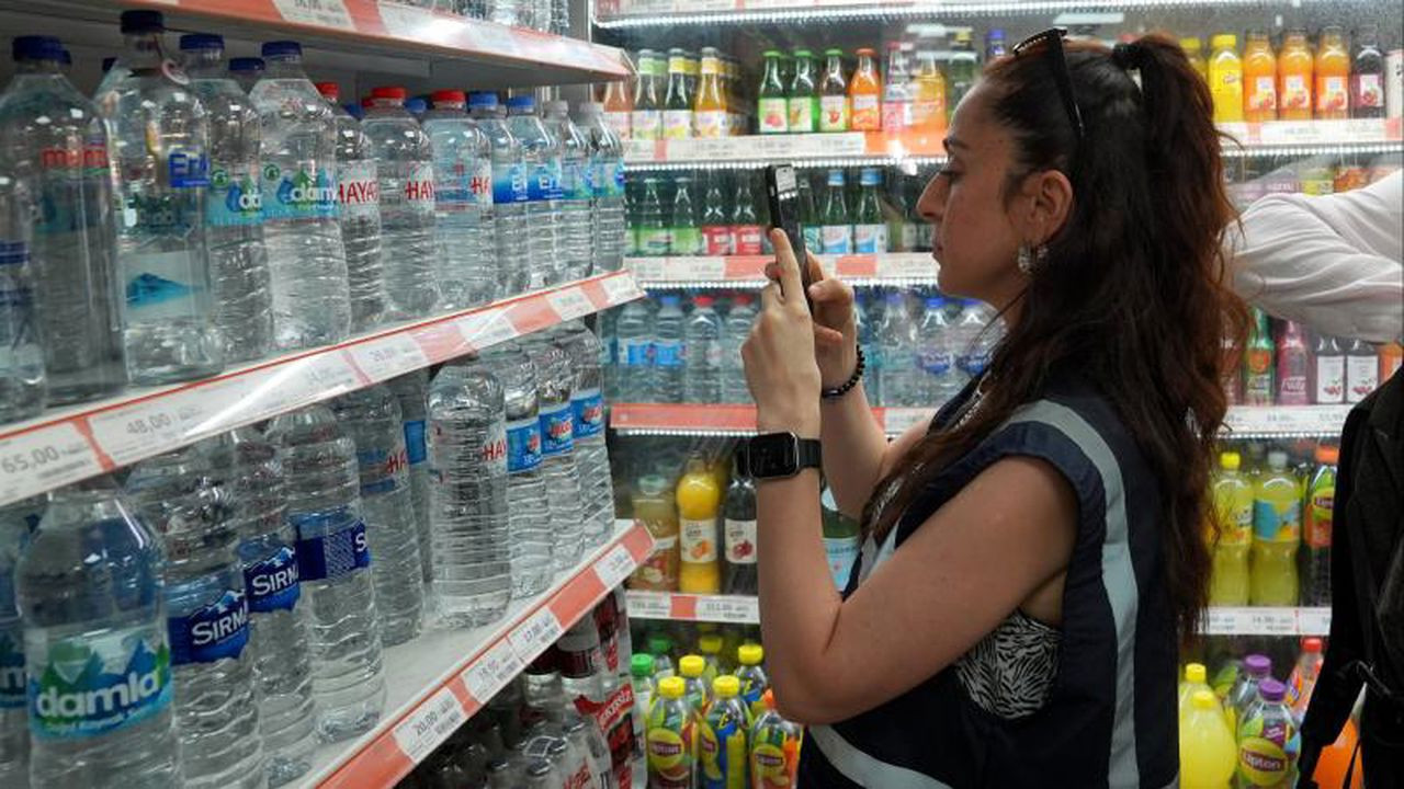 Ambalajlı su fiyatlarına yönelik denetim yapıldı