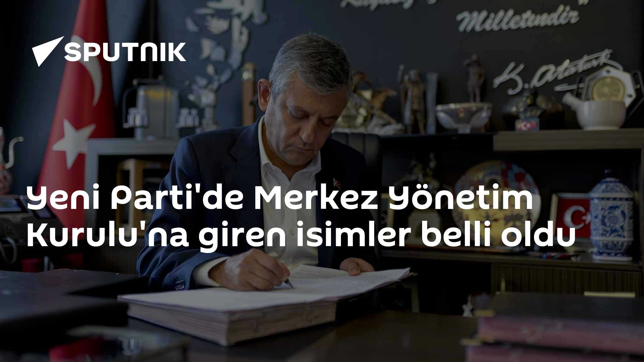 Yeni Parti'de Merkez Yönetim Kurulu'na giren isimler belli oldu