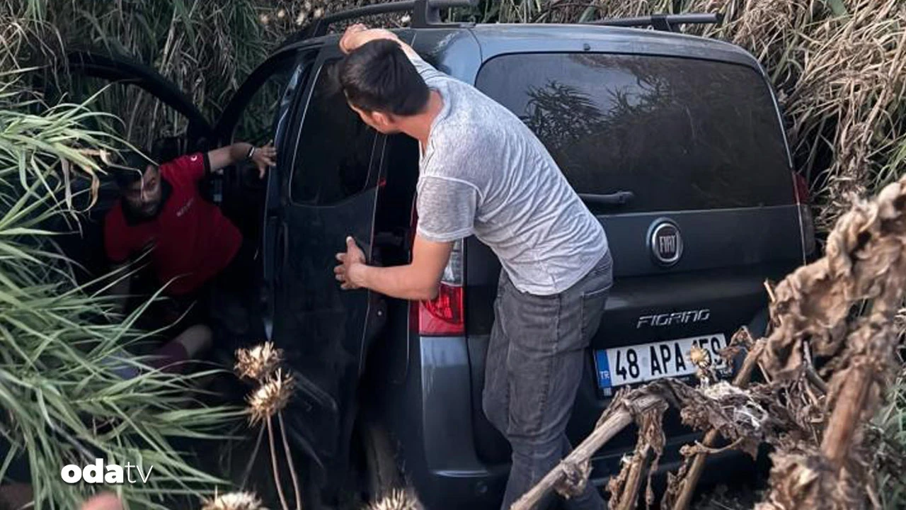 Kayıp şahsın kazada aracı ile sazlığa uçtuğu ortaya çıktı