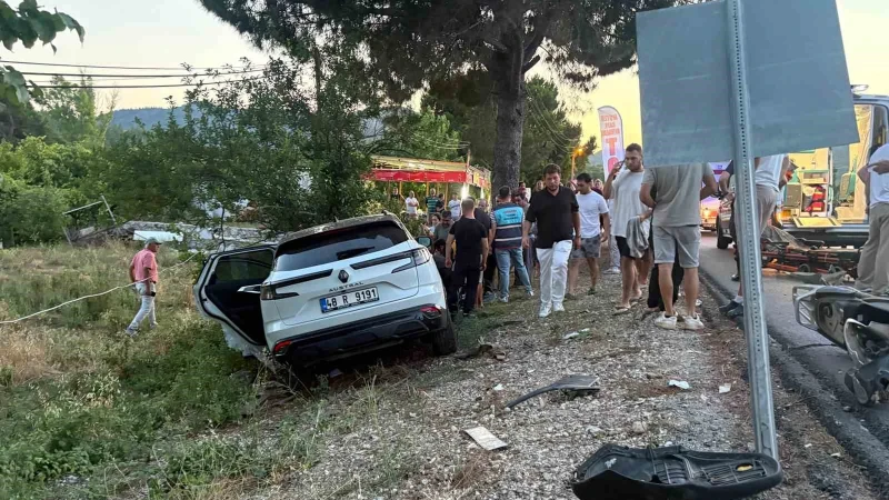 Marmaris-Datça yolunda kaza: Bir kişi yaralandı