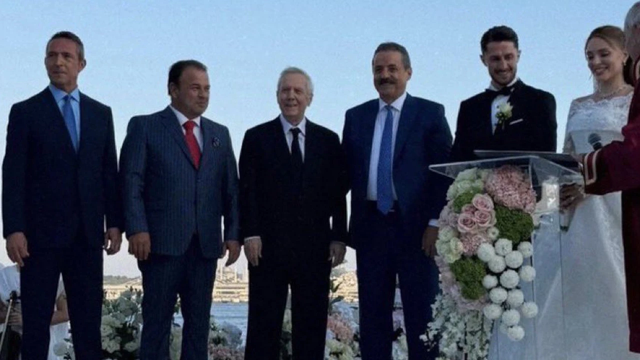 Aziz Yıldırım ve Ali Koç İsmail Yüksek'in nikah şahidi oldu