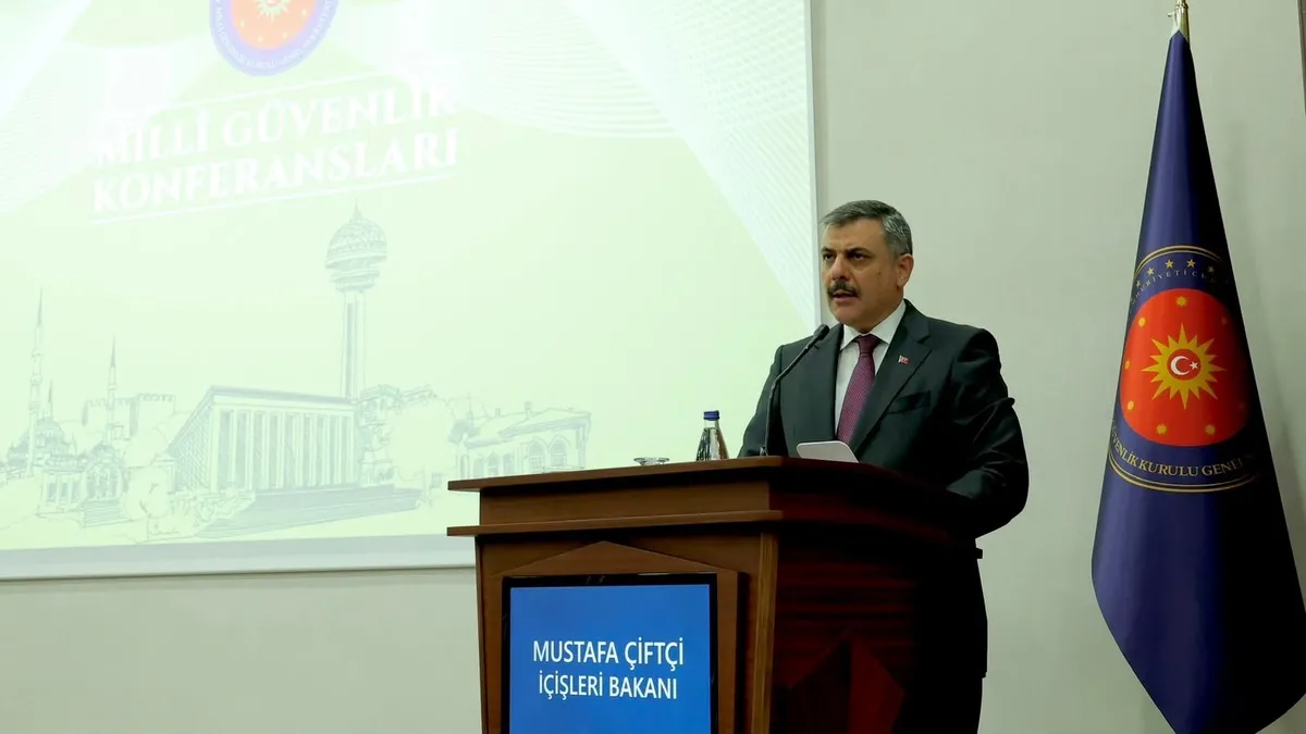 İçişleri Bakanı Mustafa Çiftçi'den uyuşturucu ile mücadele vurgusu