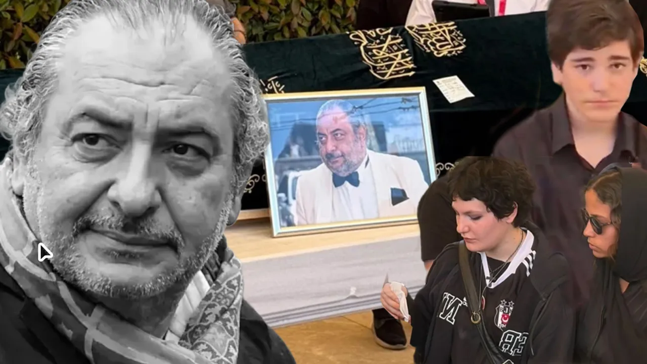 Reha Muhtar’a veda… Cenazede üç çocuğu da yalnız bırakmadı