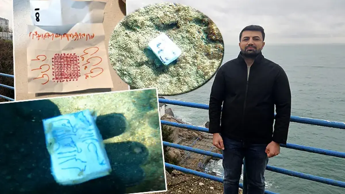 Denize atılan 'büyü' malzemelerini çıkaran dalgıca tehdit yağdı! 'Sana da büyü yapacağız'