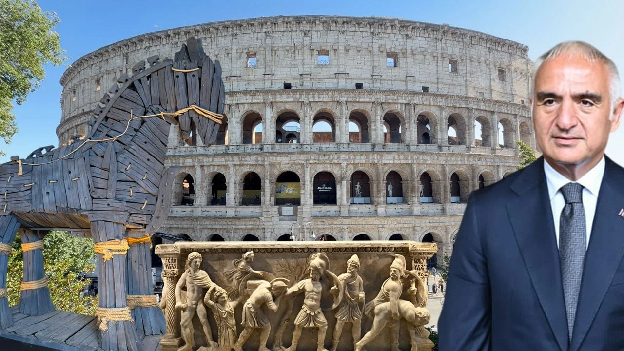 Troya’nın hikayesi Roma’nın kalbi Kolezyum’da dünya ile buluştu: Türkiye’den 221 eser sergileniyor
