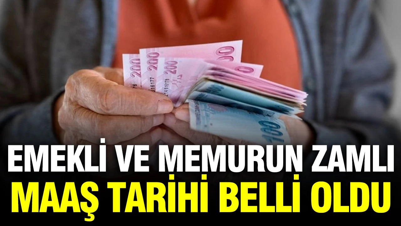Emekli ve memurun zamlı maaş tarihi belli oldu: İktidara yakın gazete duyurdu
