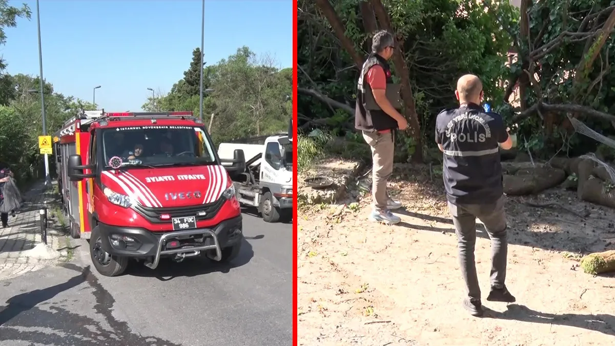 Üsküdar’da acı kaza! Kontrolden çıkan forklift evin bahçesine uçtu: ‘Adamcağız uçmuş oraya’