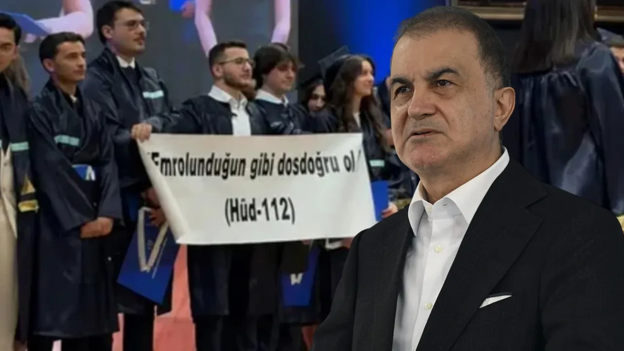 Yeditepe Üniversitesi mezuniyet törenindeki ayet saygısızlığına Ömer Çelik'ten tepki: Alınlarına büyük utanç yazdılar