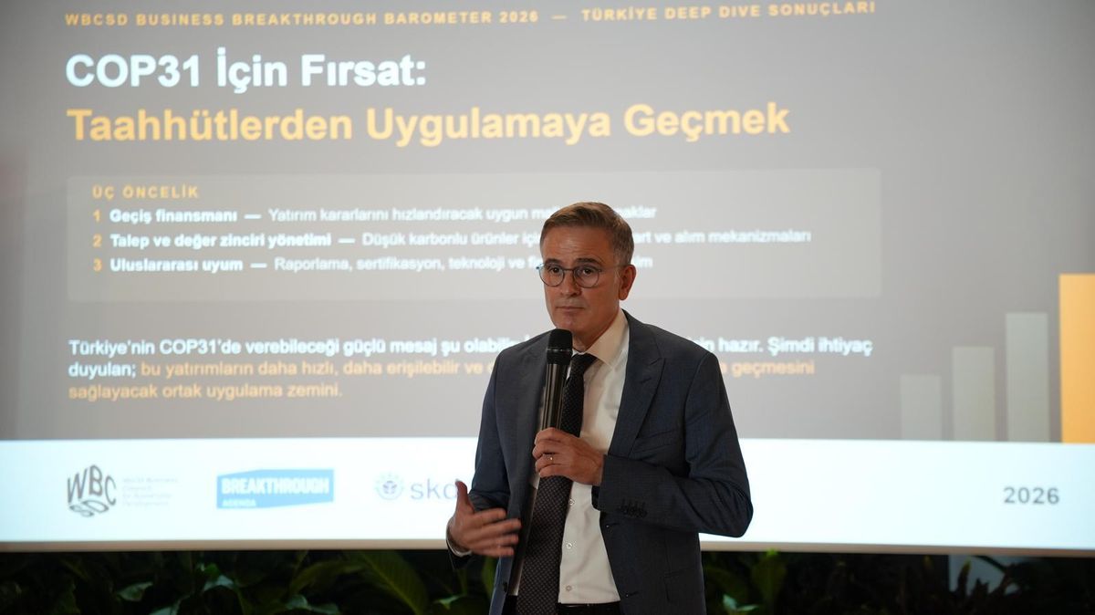 WBCSD Business Breakthrough Barometer 2026 Araştırması Yayınlandı Türkiye İş Dünyası Sürdürülebilir Dönüşümden Geri Adım..