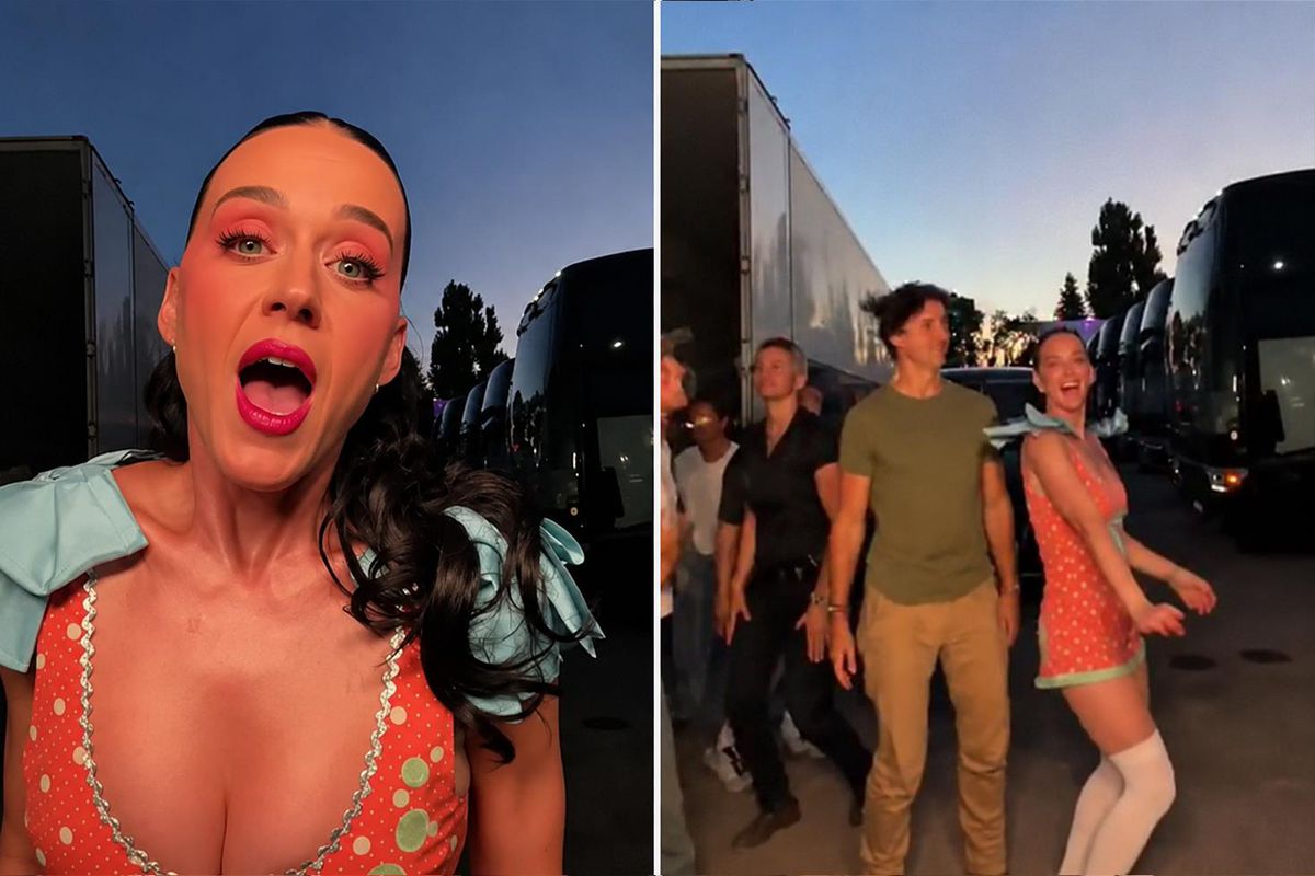 Kanada'yı 10 yıl boyunca yöneten Justin Trudeau, sevgilisi Katy Perry’nin TikTok Tanıtımında zıp zıp zıpladı