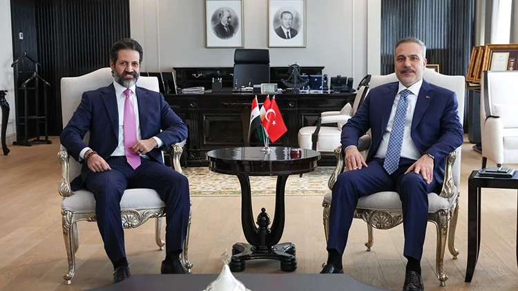 Dışişleri Bakanı Hakan Fidan IKBY Başbakan Yardımcısı Talabani ile görüştü