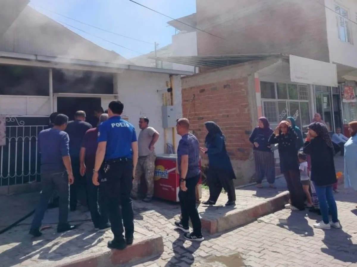 Elazığ'da müstakil evde yangın