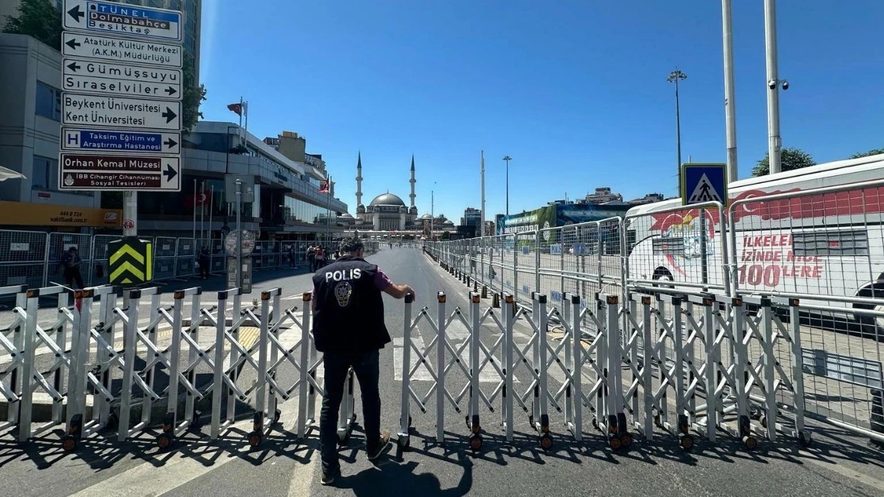 Taksim'de yoğun güvenlik önlemleri