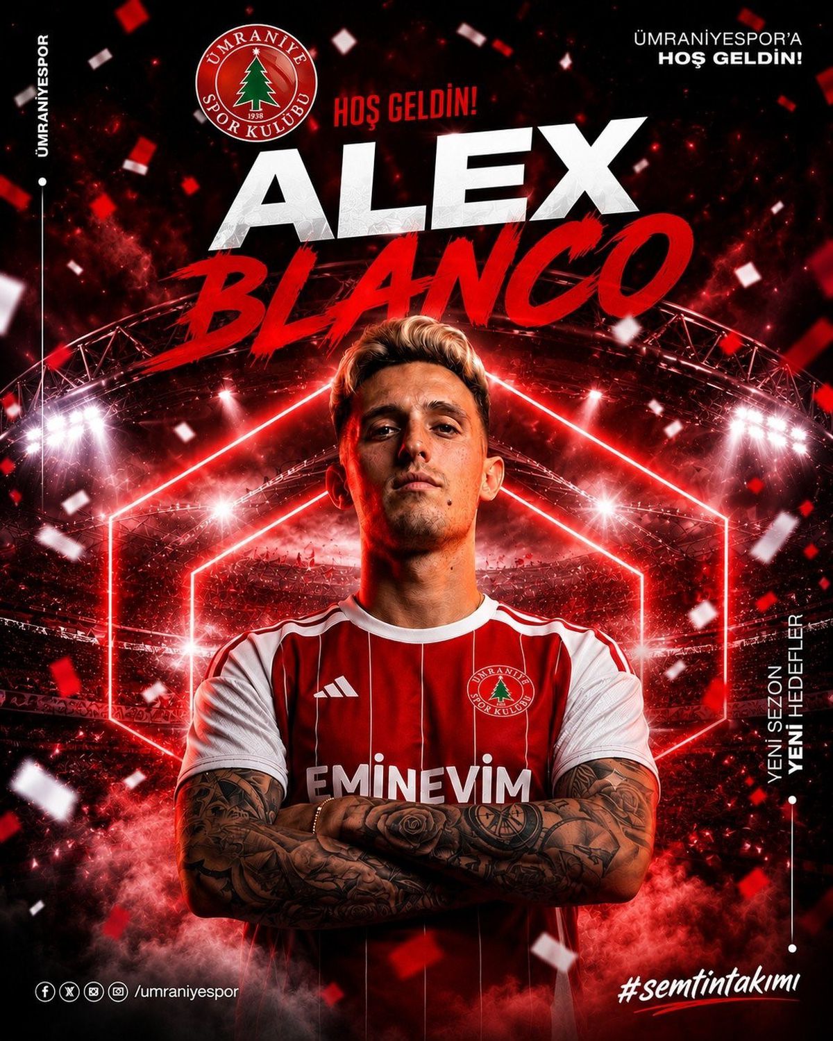 Ümraniyespor, Alex Blanco’yu kadrosuna kattı