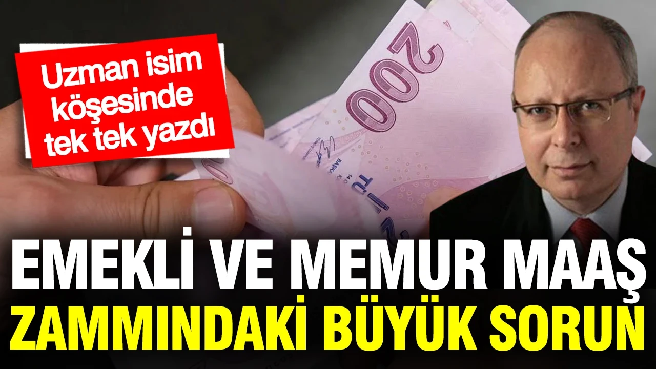 Emekli ve memur maaş zammındaki büyük sorun: Alaattin Aktaş yazdı