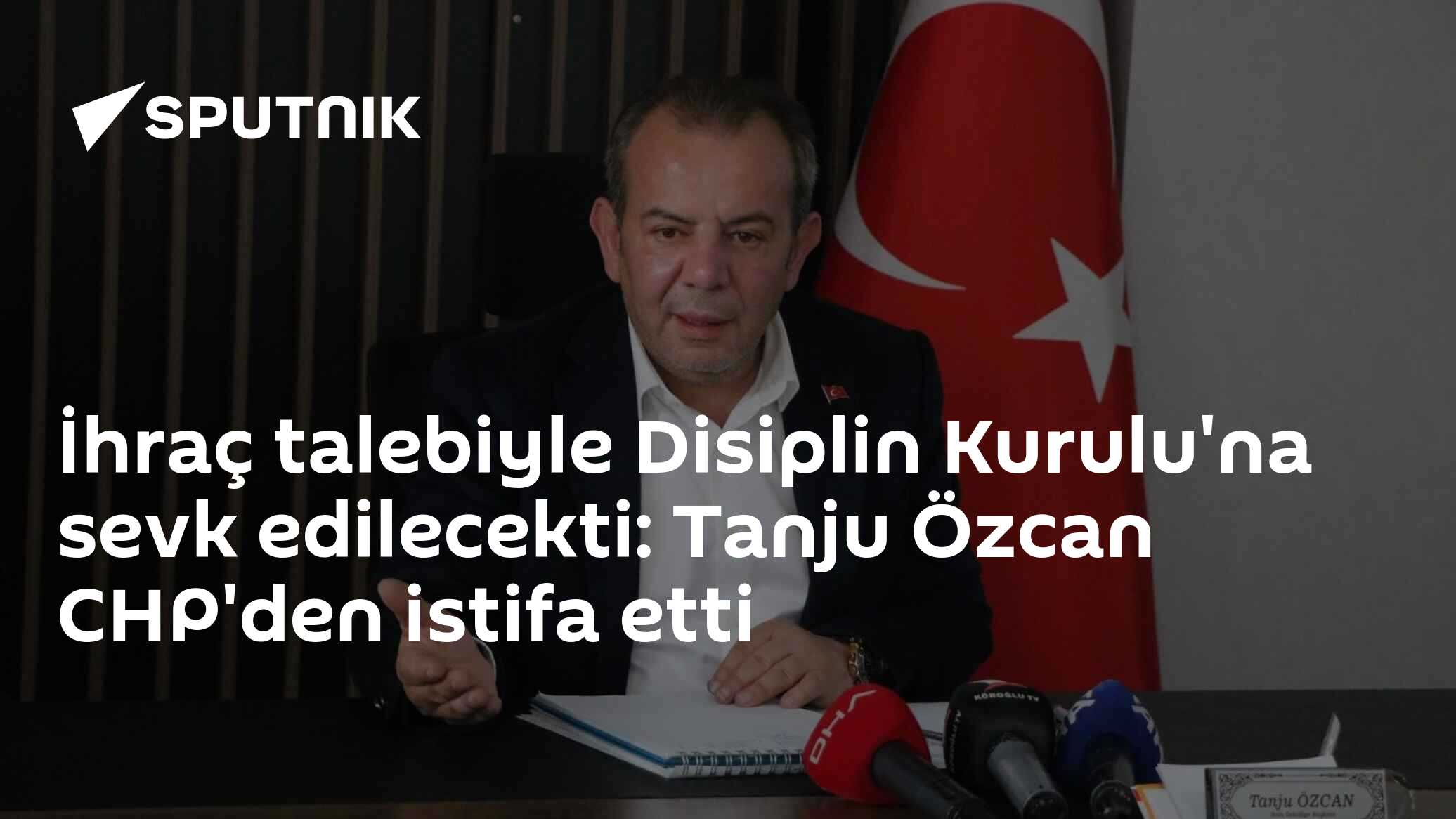 İhraç talebiyle Disiplin Kurulu'na sevk edilecekti: Tanju Özcan CHP'den istifa etti